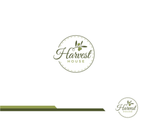 Harvest House | Logo Design by Fat Bat Man