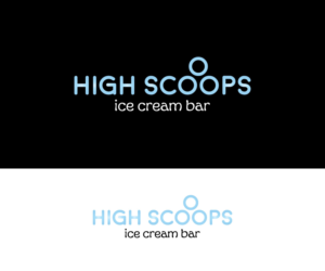 HIGH SCOOPS ICE CREAM BAR | Logo Design by Art Lancer