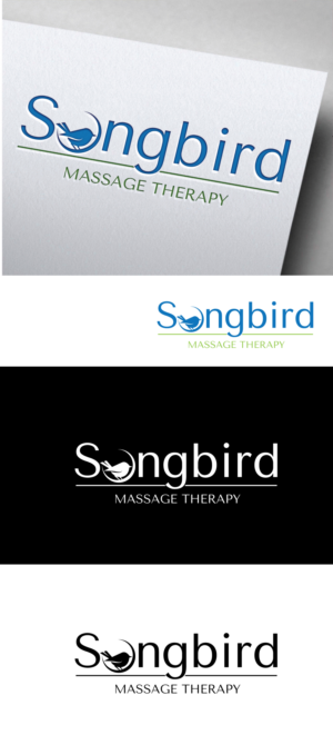 Songbird Massage Therapy | Logo Design by HEAVEN ART
