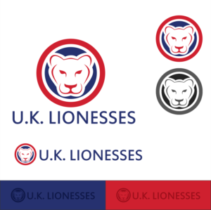U.K. Lionesses | Logo Design by Asmaulhusna