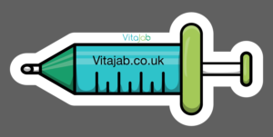 Vitajab vitamin injection promotional material design | Graphic Design by Manhkokoro