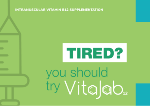 Vitajab vitamin injection promotional material design | Graphic Design by desainerd