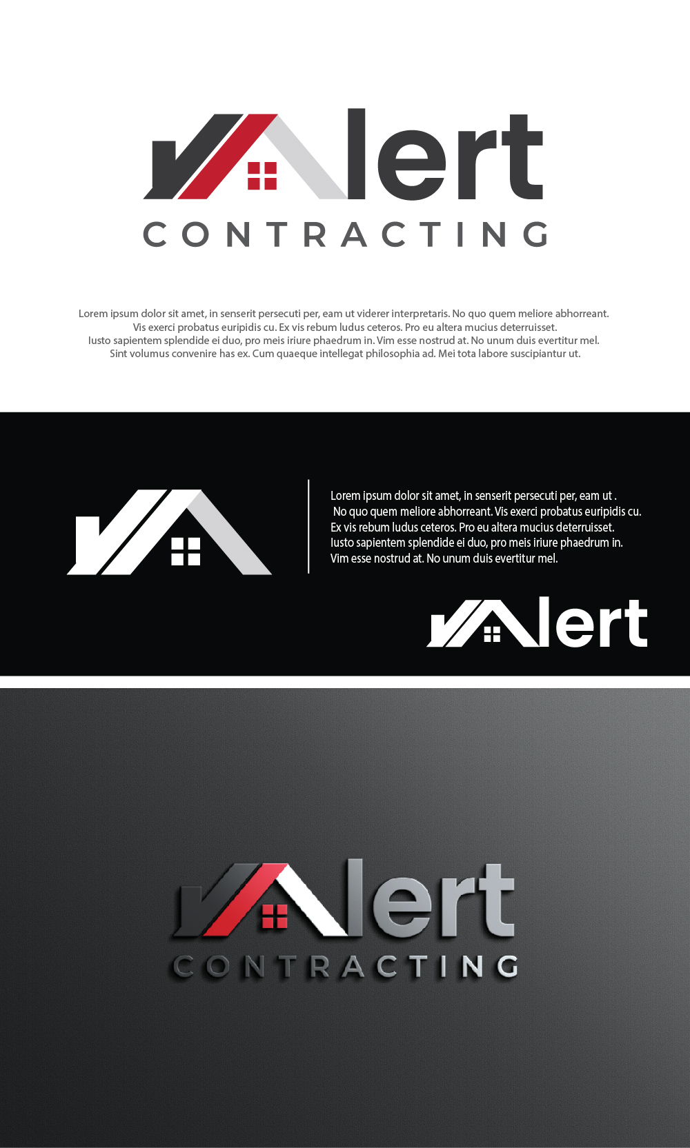 Logo-Design von farady für Alert Contracting | Design #26763027