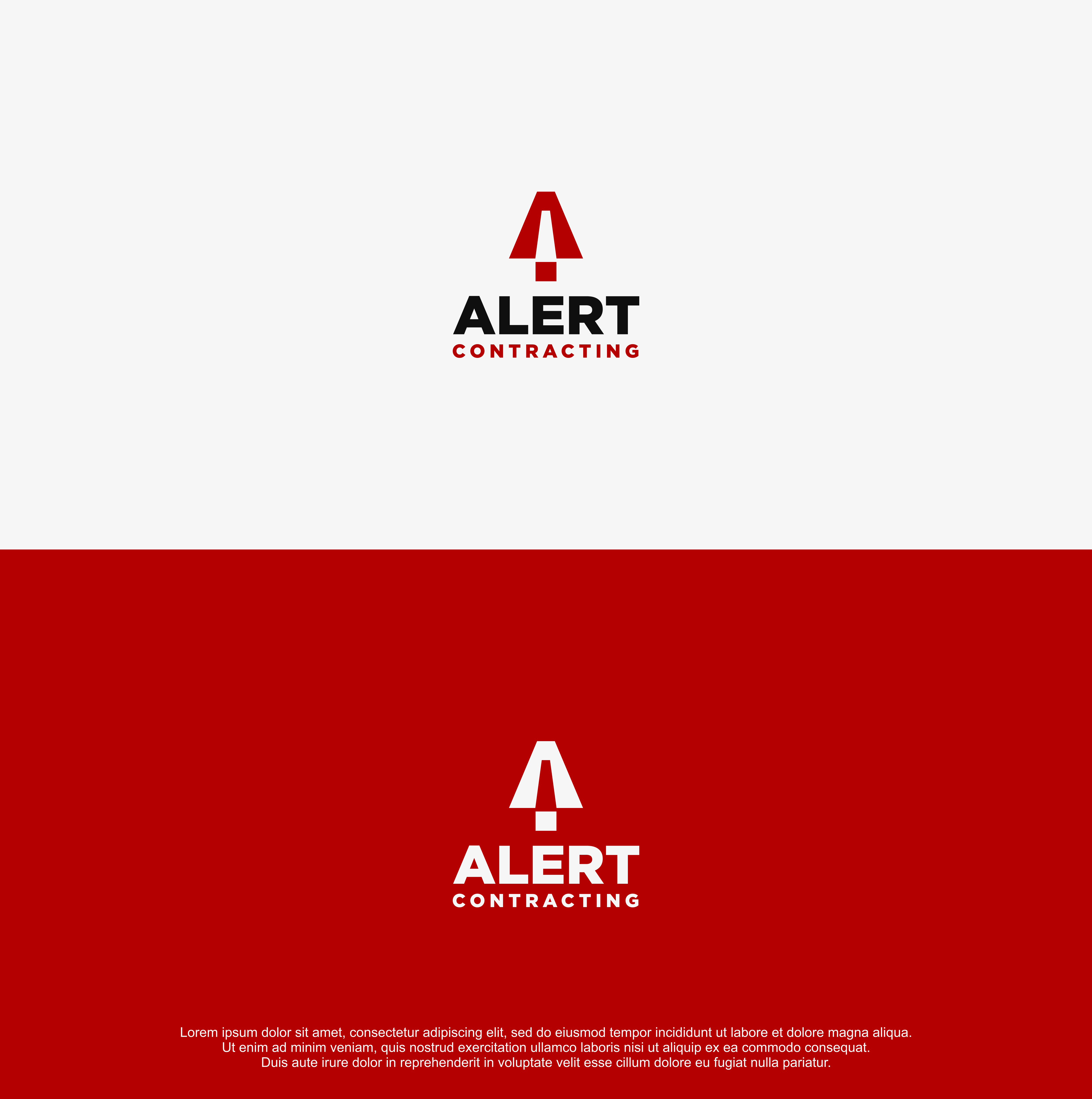 Logo Design by R!CKY for Alert Contracting | Design #26761957