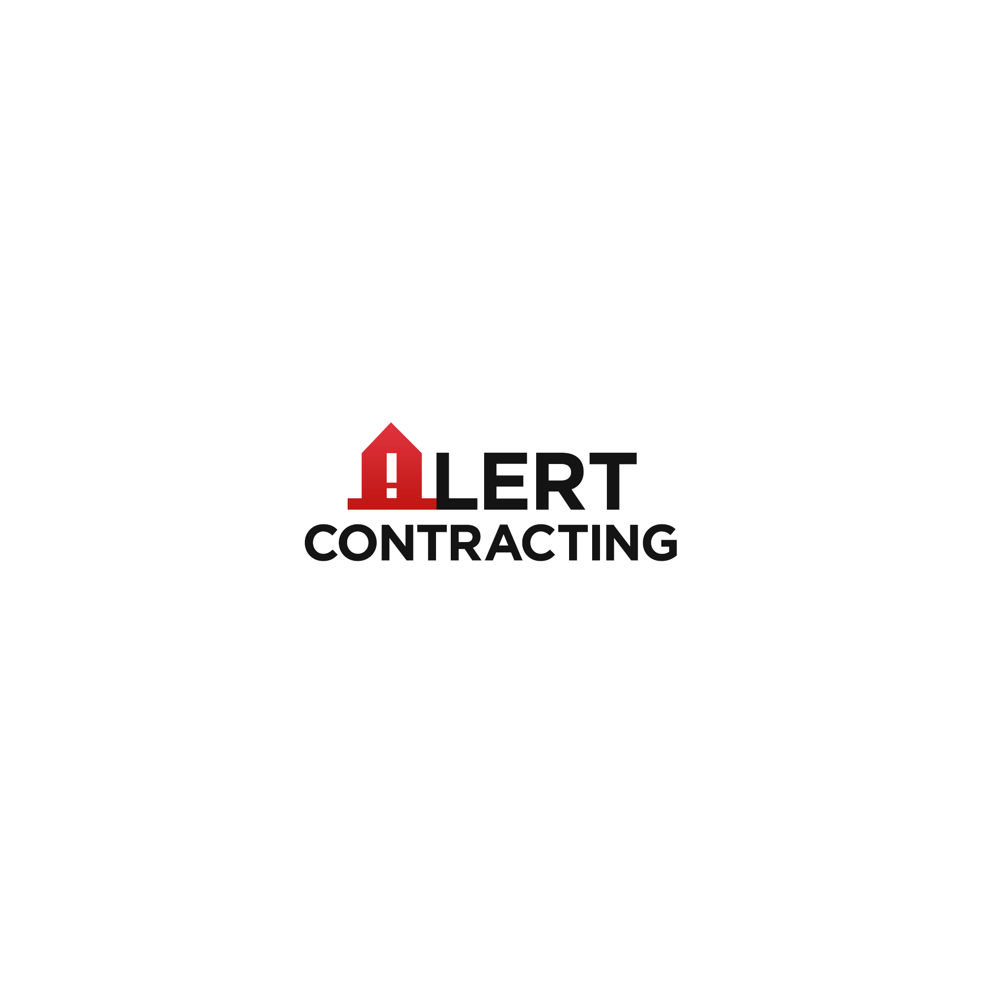 Logo Design by Prestige Studio for Alert Contracting | Design #26758434