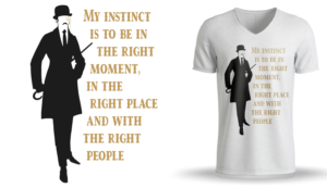 Millionaire Instinct T Shirt Design | T-shirt Design by Al Pech