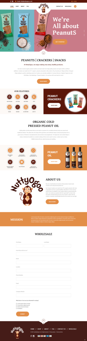 Web Design by pb for this project | Design #26776318