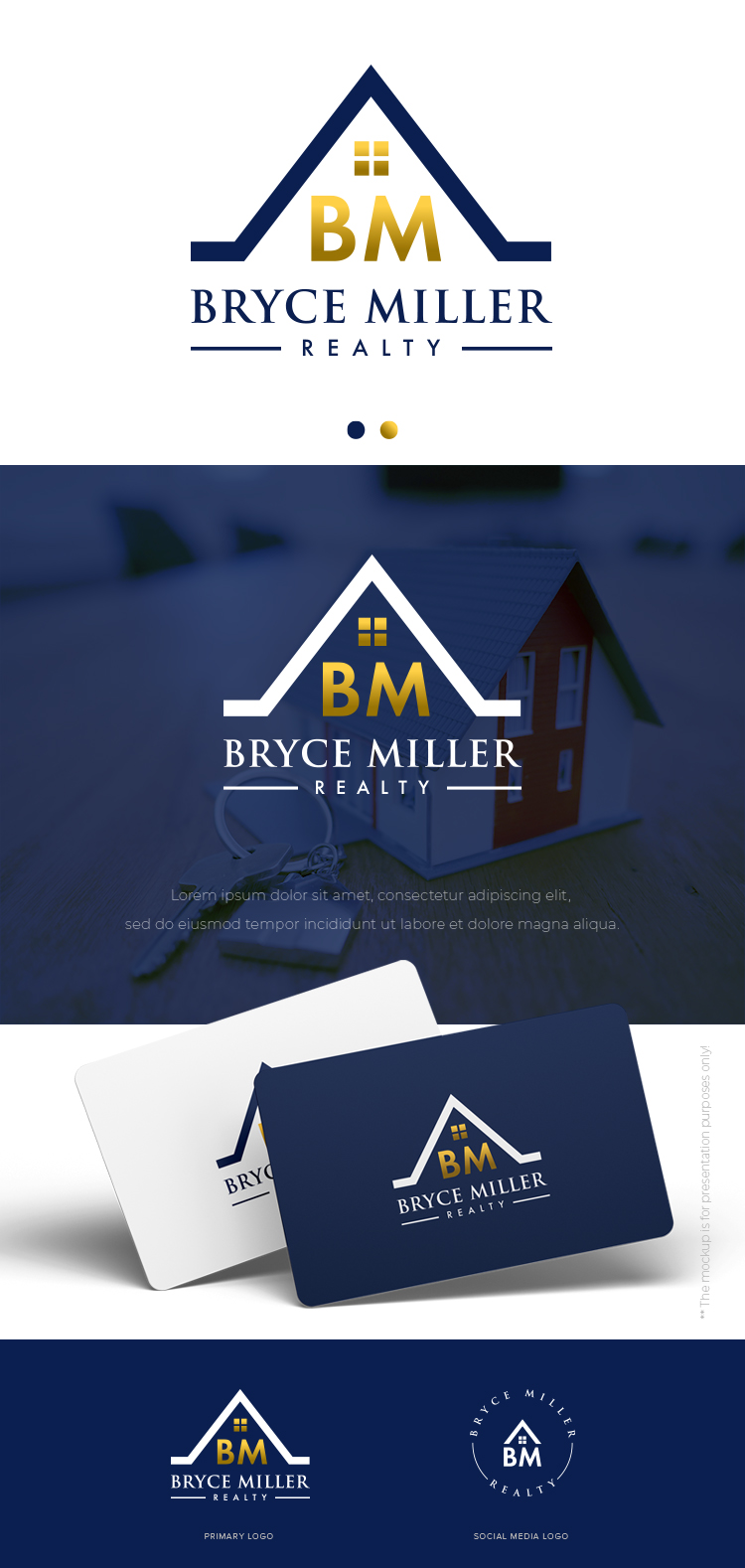Logo-Design von designbysy für Bryce Miller Realty, LLC | Design #26747673