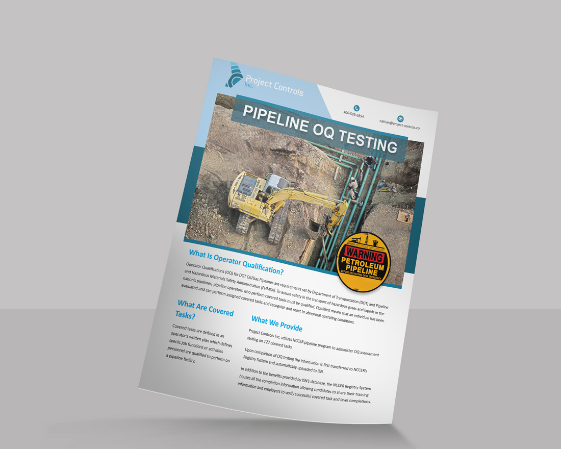 Flyer Design by raymark for Project Controls Inc. | Design #26740288