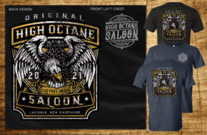 Biker Bar T-Shirt Design | T-shirt Design by CoffeeBreak88