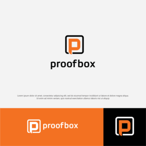 Version with No Text + Version with "Proof Box" | Logo Design by ThiagoB