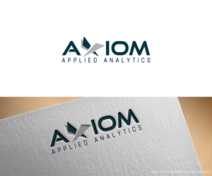 AAA or Axiom Applied Analytics combined with our characteristic X | Logo Design by kimcam