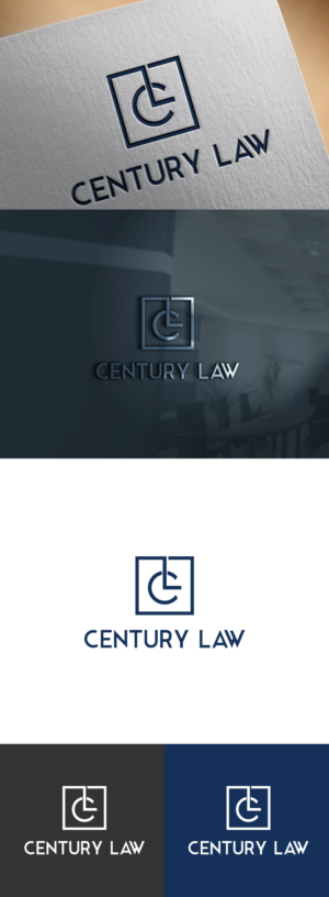 It can just be "CL" or "Century Law" or a combination of both. | Logo Design by JUEL RANA 525340