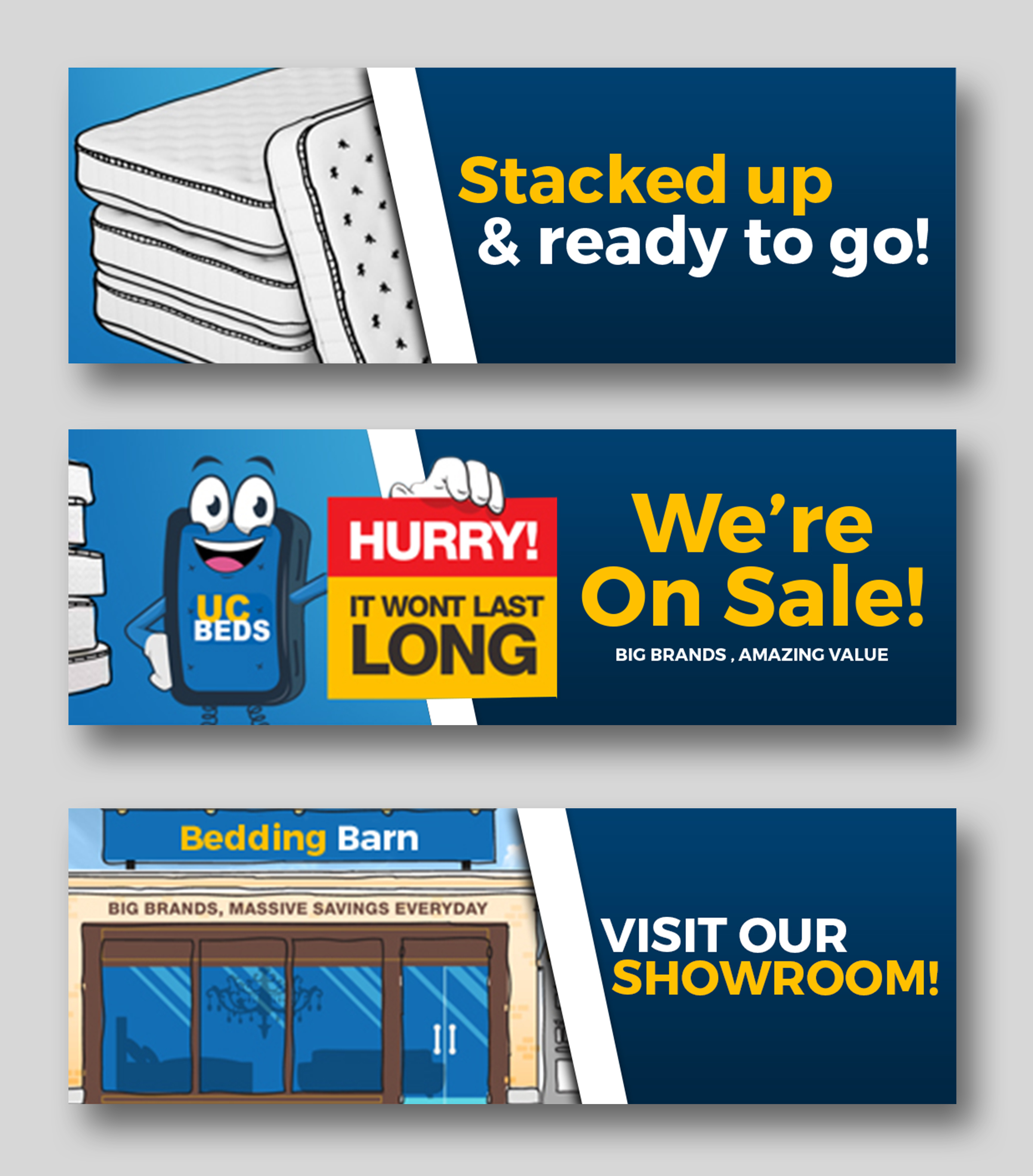 Banner Ad Design by Graphic Storm for Bedding Barn | Design #26739522