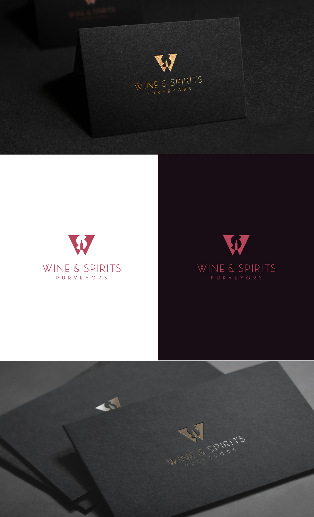 Logo Design by GLDesigns for Wine & Spirits Purveyors | Design #26739728