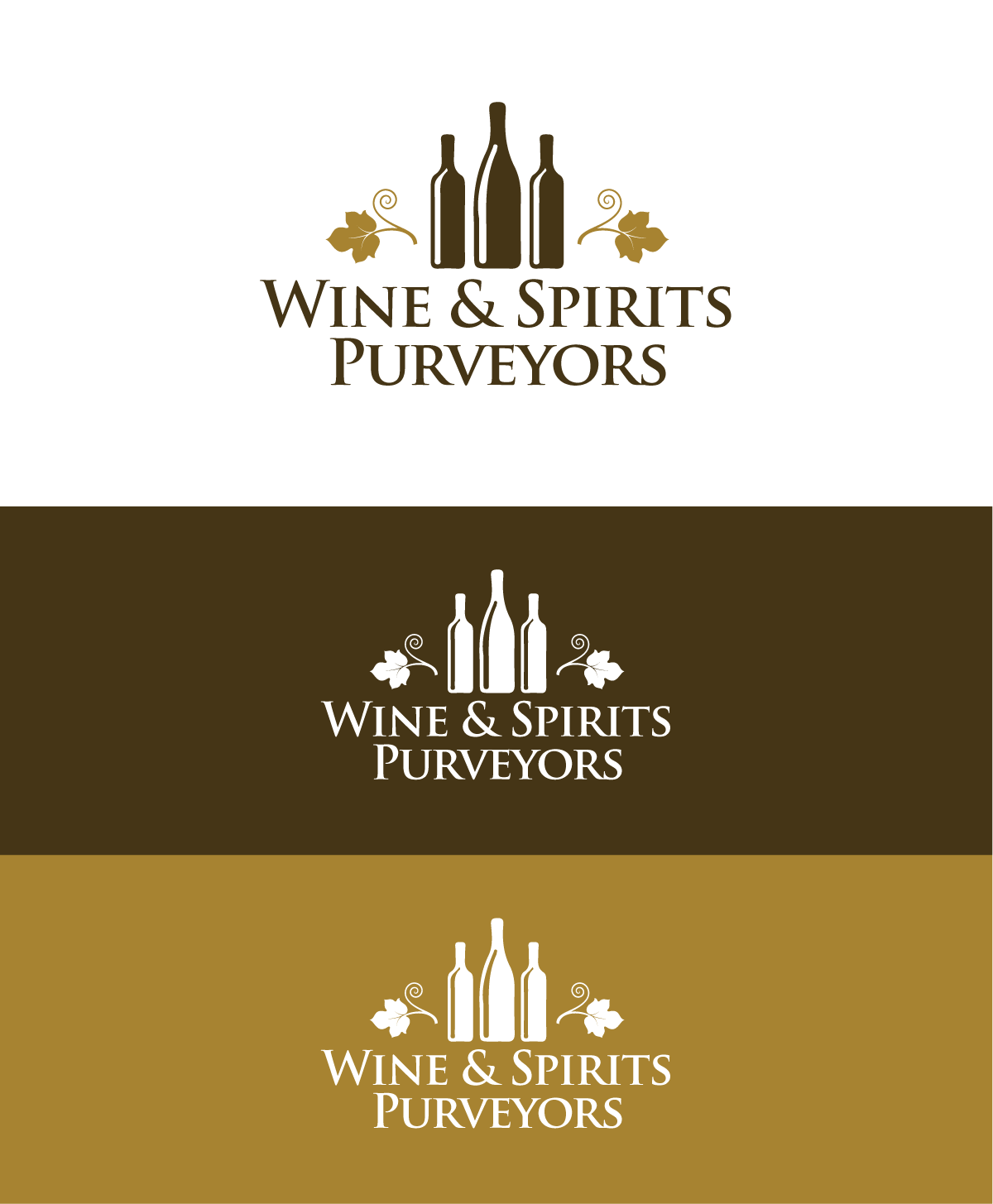 Logo Design by MX-Design for Wine & Spirits Purveyors | Design #26741456