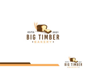 big timber bakery | Logo Design by Fat Bat Man