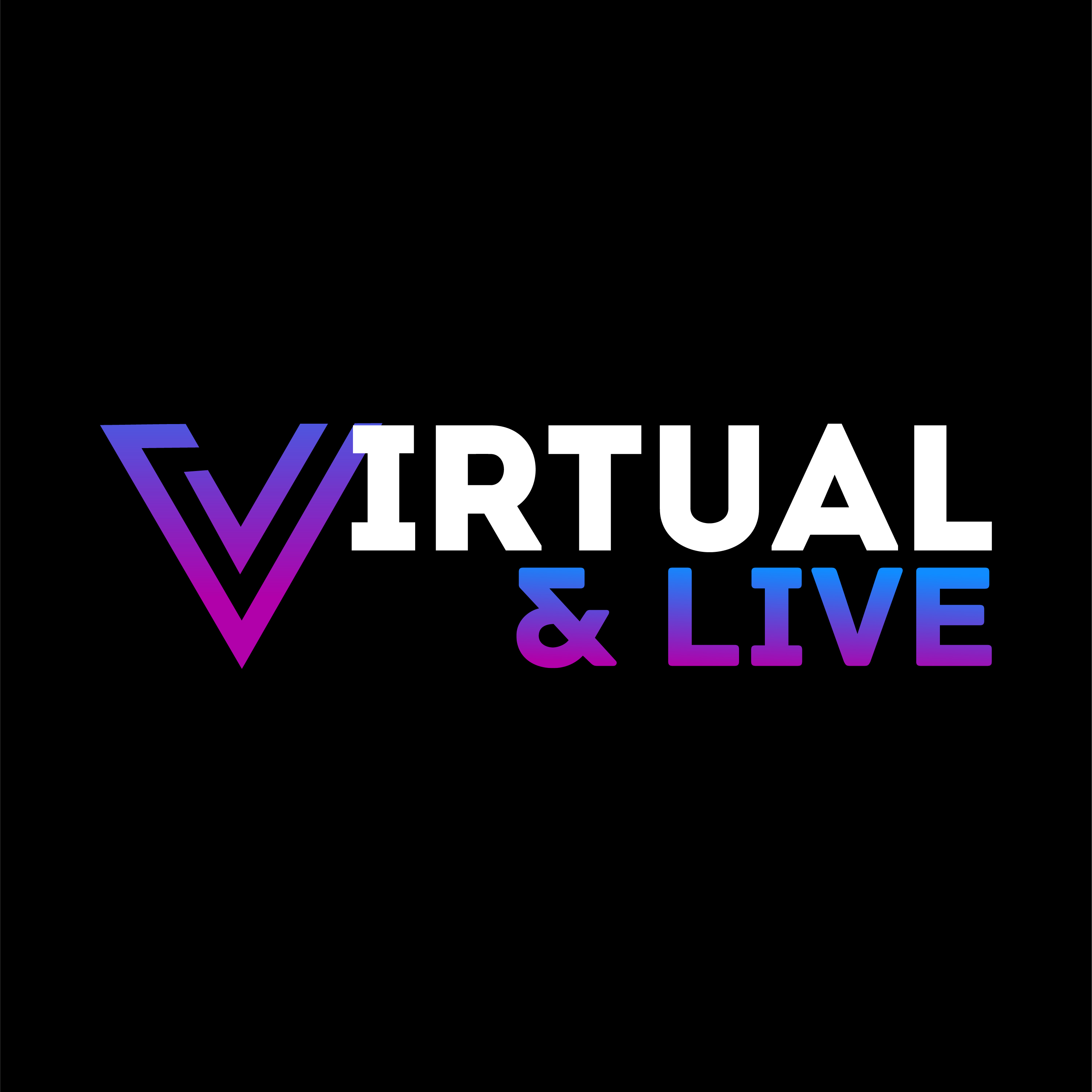 Logo Design by Habib Hyder for virtual & LIVE Show GmbH | Design #26772410