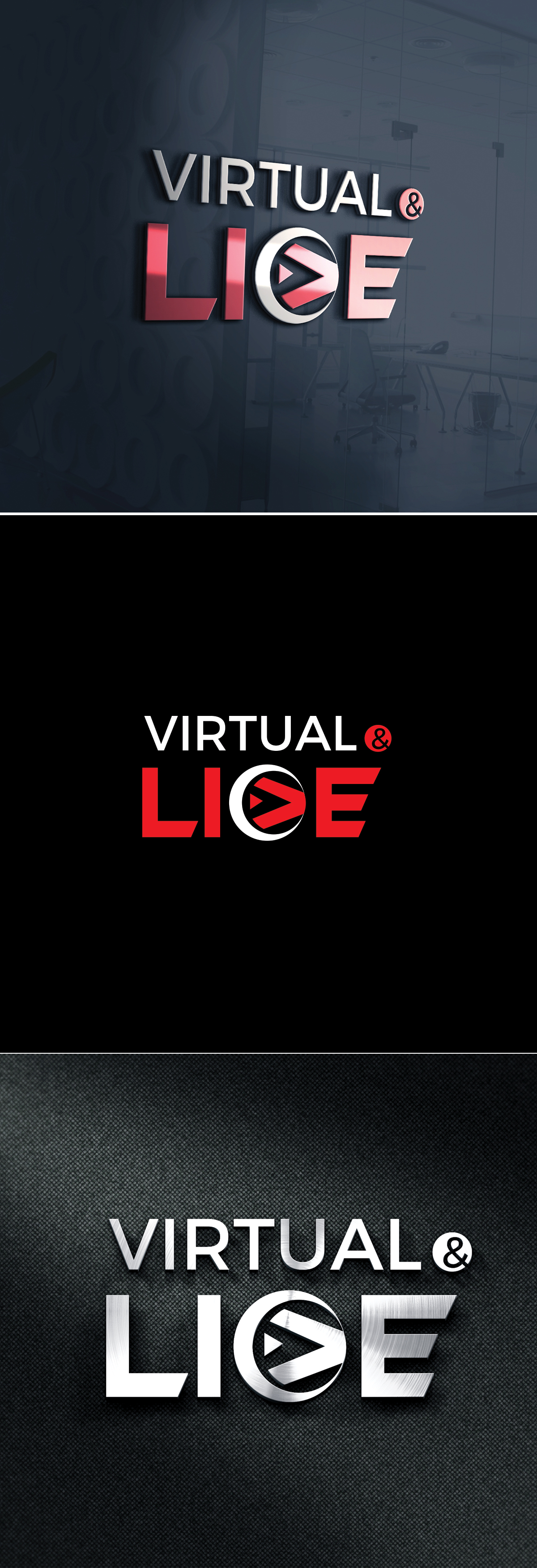Diseño de Logo por uk para virtual & LIVE Show GmbH | Diseño #26759275