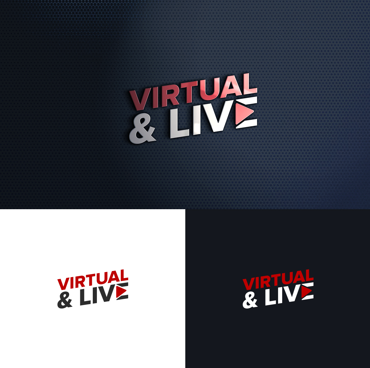 Diseño de Logo por BehindSymbols para virtual & LIVE Show GmbH | Diseño #26768842