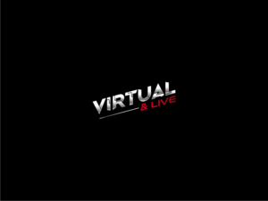 virtual & LIVE | Logo Design by Atvento Graphics
