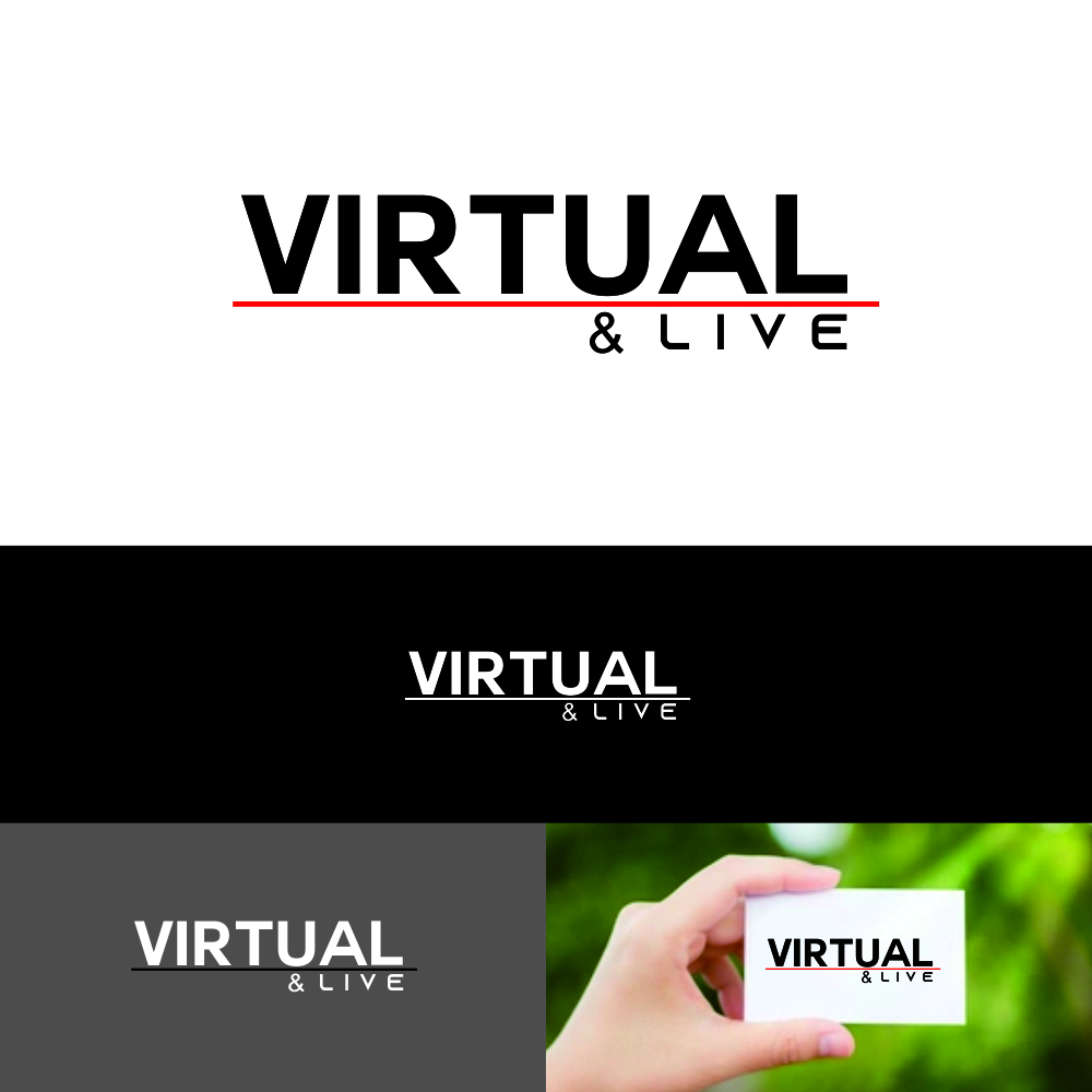 Logo Design by alitjuara for virtual & LIVE Show GmbH | Design #26761910