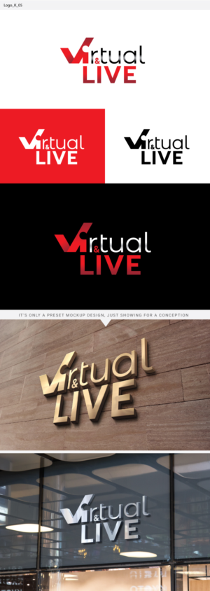 Diseño de Logo por somani para virtual & LIVE Show GmbH | Diseño: #26780248