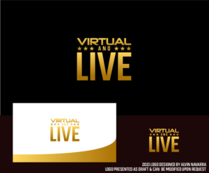 Diseño de Logo por alvinnavarra para virtual & LIVE Show GmbH | Diseño: #26761184
