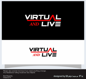 Diseño de Logo por Mariono Fx para virtual & LIVE Show GmbH | Diseño: #26755628
