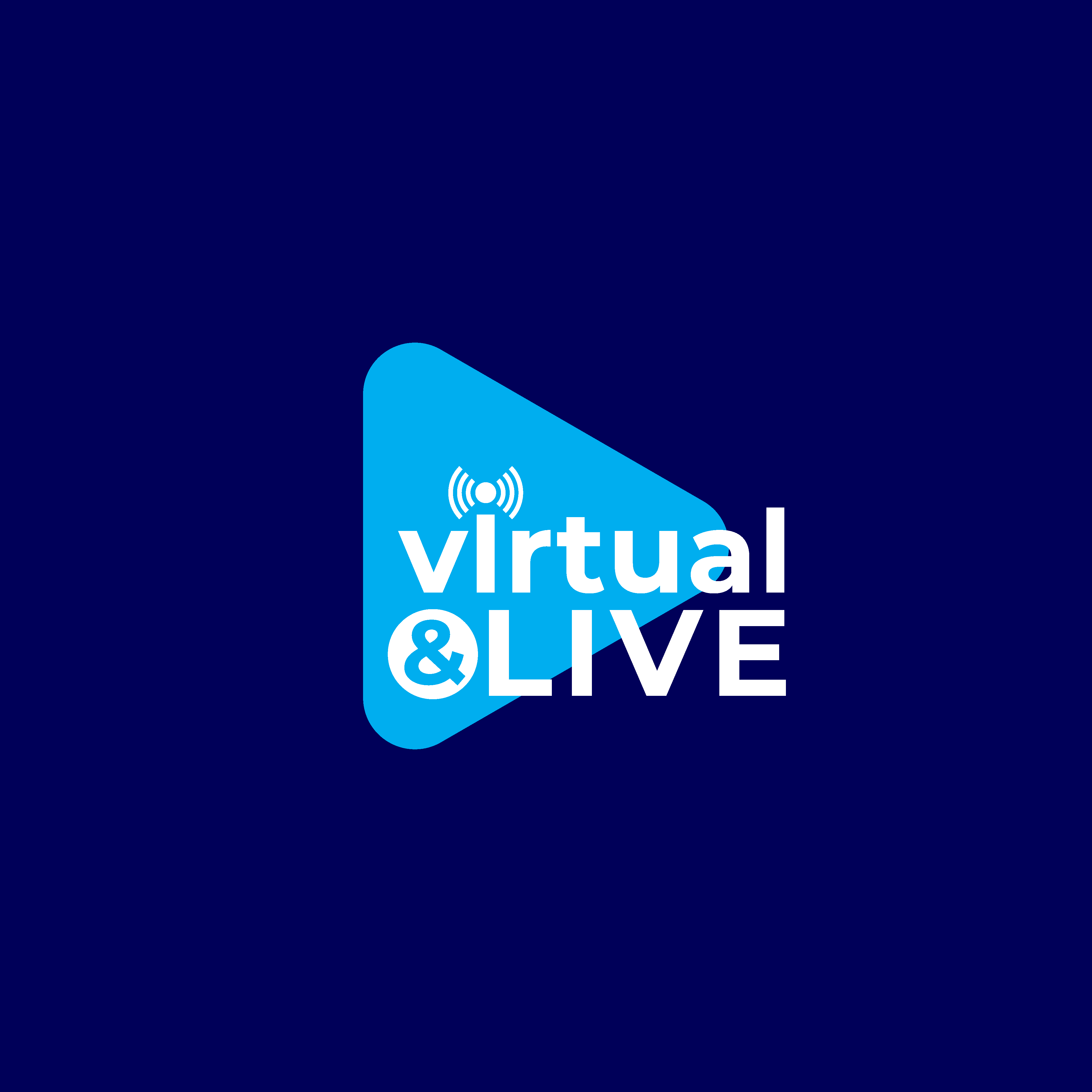 Diseño de Logo por Onephic Studio para virtual & LIVE Show GmbH | Diseño #26753016