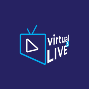 Logo Design by Onephic Studio for virtual & LIVE Show GmbH | Design #26753017