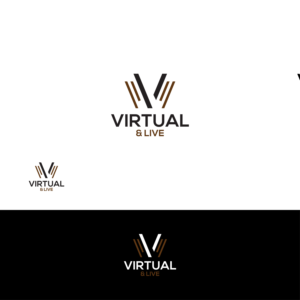 Logo Design by TalhaShaikh 12 for virtual & LIVE Show GmbH | Design #26752760