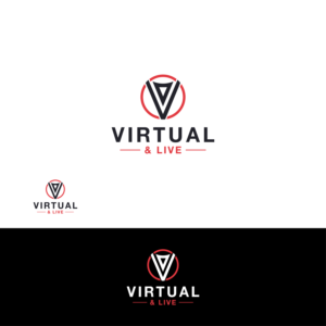 Diseño de Logo por CrewType para virtual & LIVE Show GmbH | Diseño: #26773851