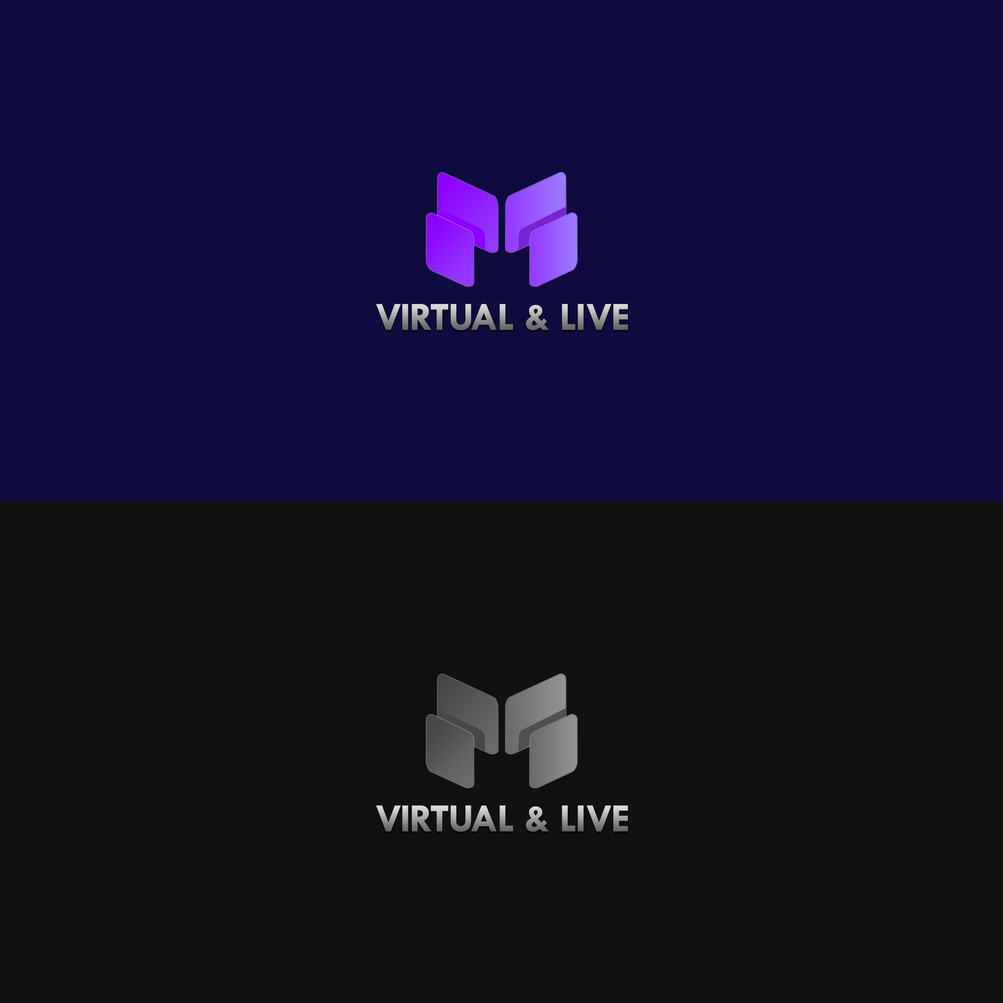 Logo-Design von Prestige Studio für virtual & LIVE Show GmbH | Design #26760074