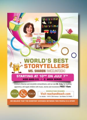 Diseño de Flyer por uk para Reach And Teach | Diseño #26746023