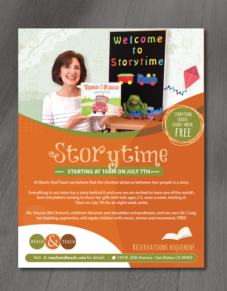 Design de Flyer par alex989 pour Reach And Teach | Design #26743099