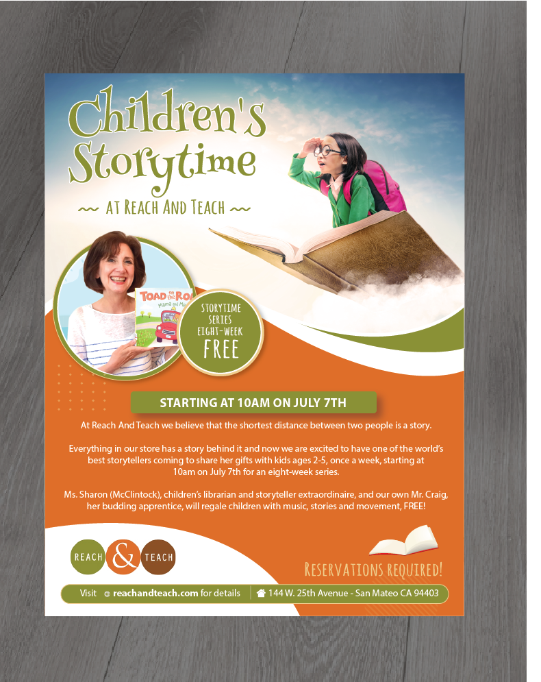 Flyer Design by alex989 for Reach And Teach | Design #26743254