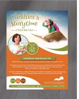 Flyer Design by alex989 for Reach And Teach | Design: #26743254
