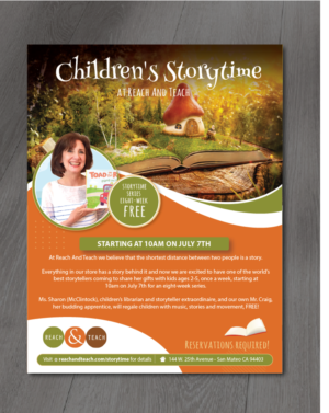 Flyer Design by alex989 for Reach And Teach | Design: #26778103