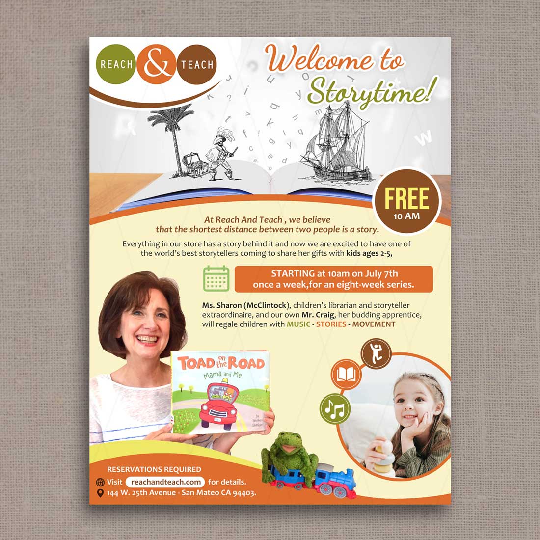 Design de Flyer par DA. pour Reach And Teach | Design #26744566