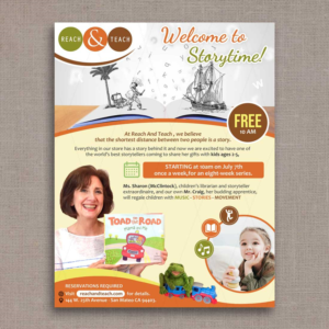 Flyer Design by DA. for Reach And Teach | Design: #26744566
