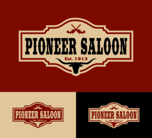 Just "Pioneer Saloon" or "Pioneer Saloon Est. 1913" or "Pioneer Saloon, Goodsprings, NV" or "Pioneer Saloon Est. 1913 Goodsprings, NV" | Logo Design by filip.jelkic
