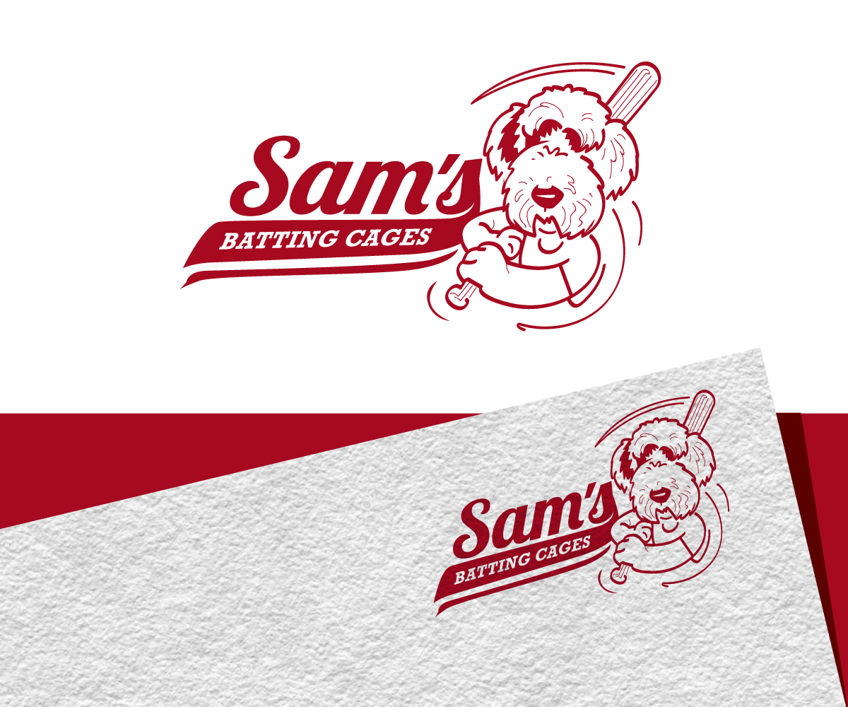 Logo Design by Jay Design for Sam's Batting Cages | Design #26746225