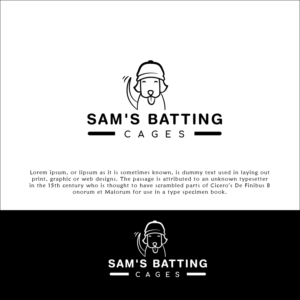 Logo Design by creative.bugs for Sam's Batting Cages | Design: #26748801