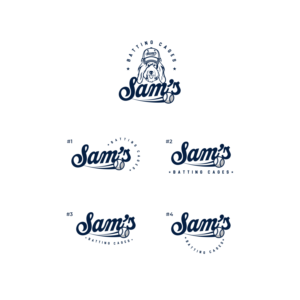 Logo Design by Felipe Moura for Sam's Batting Cages | Design: #26794696