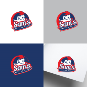Logo Design by CreativeFlows 2 for Sam's Batting Cages | Design: #26749234