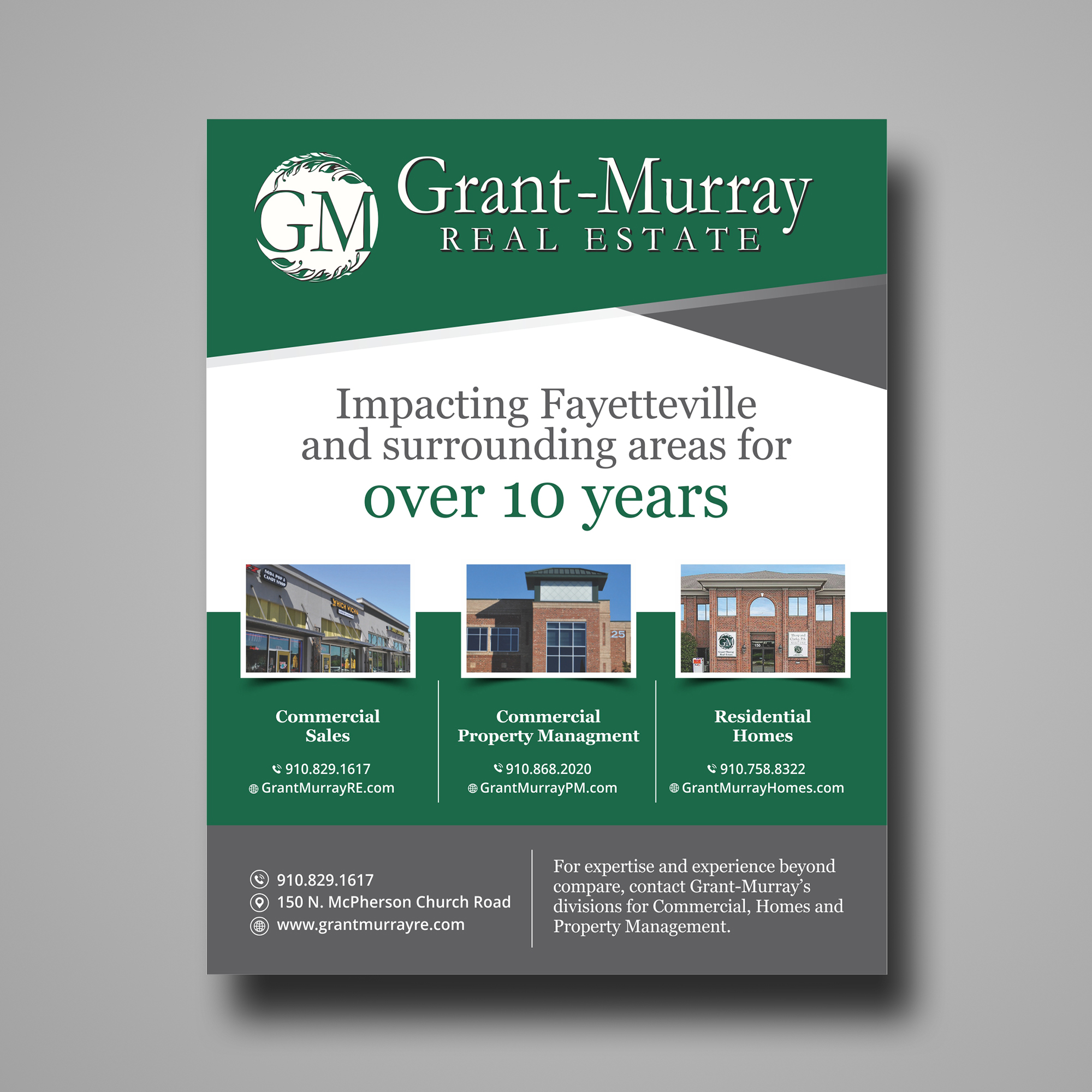 Diseño Gráfico por Fat Bat Man para Grant-Murray Real Estate | Diseño #26749488