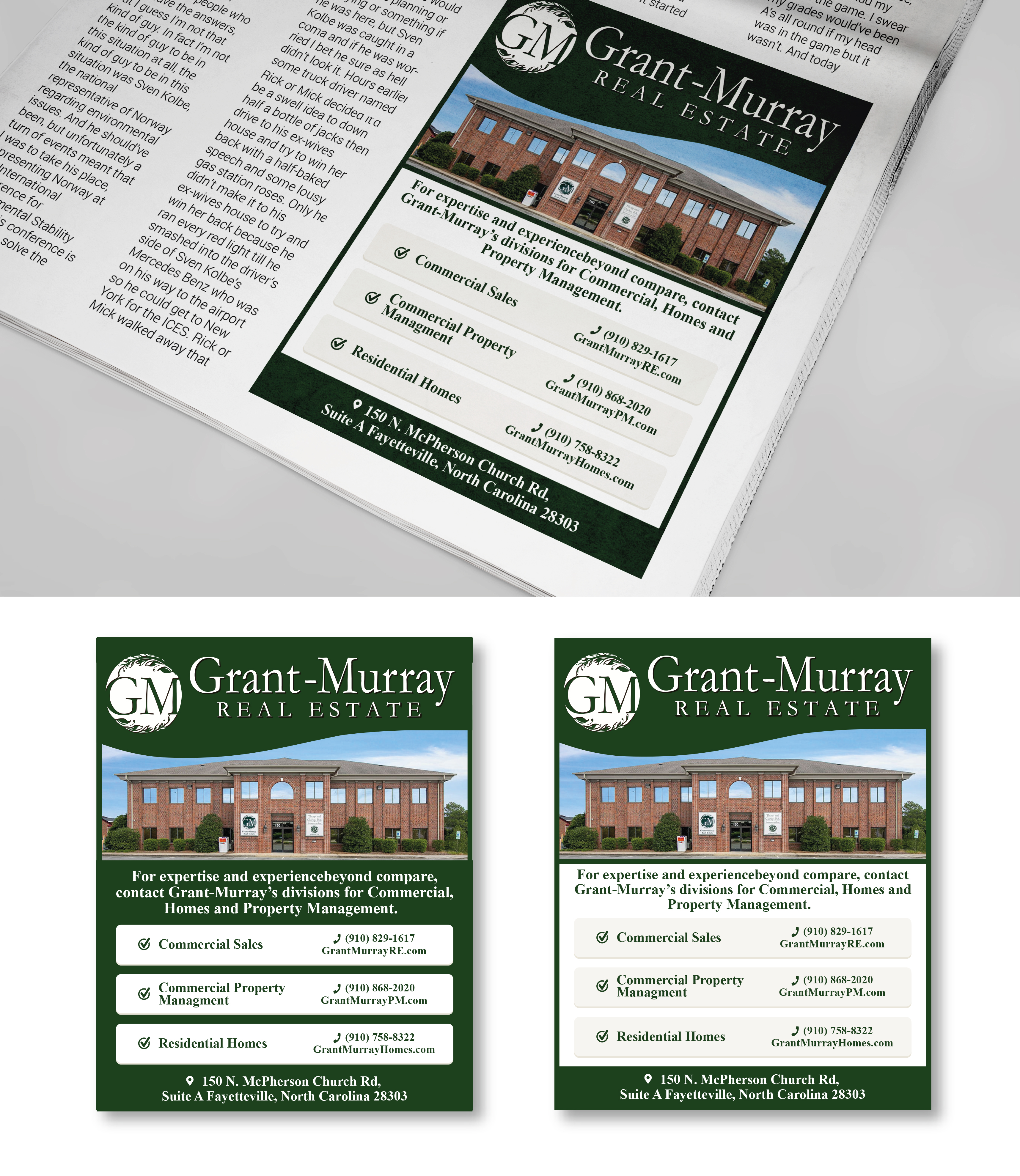 Diseño Gráfico por Elizaveta M para Grant-Murray Real Estate | Diseño #26745051