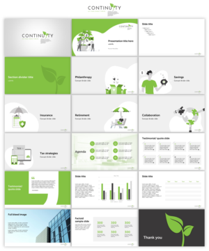 PowerPoint-Design von dhuruvam für Continuity | Design #26747173