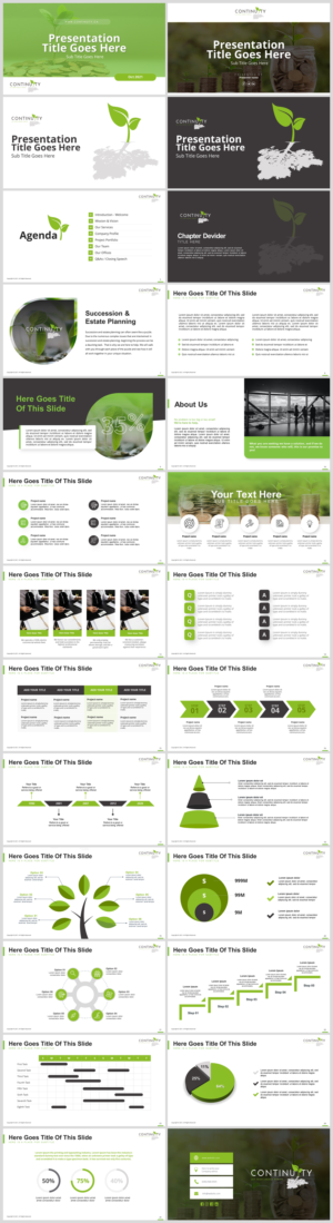 PowerPoint-Design von IndreDesign für Continuity | Design #26754421